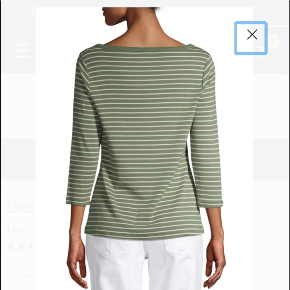 Time & Tru Classic Boatneck T-shirt Sz 2X - Picture 6 of 8